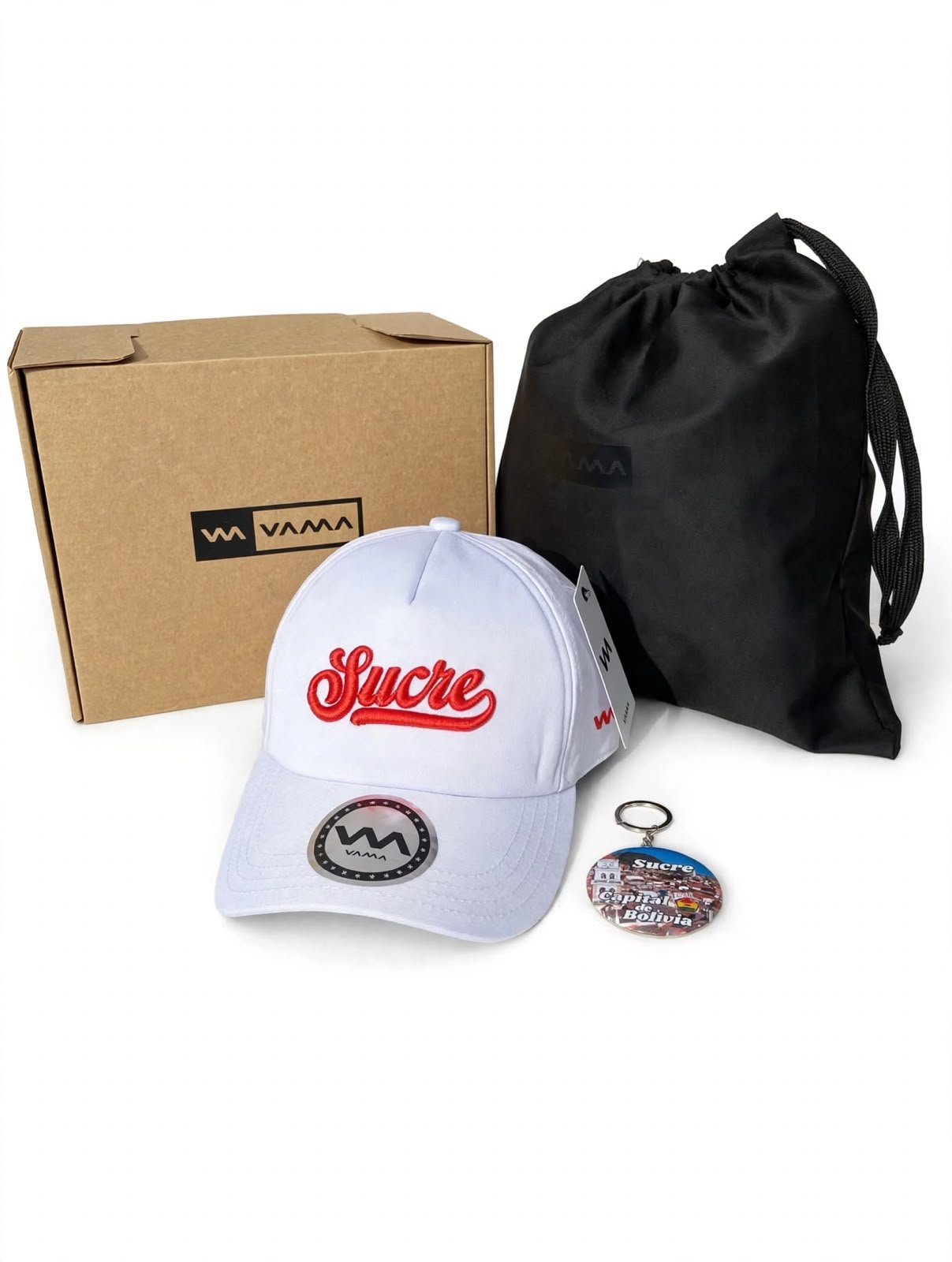 GORRA SUCRE WHITE/RED - Imagen 6