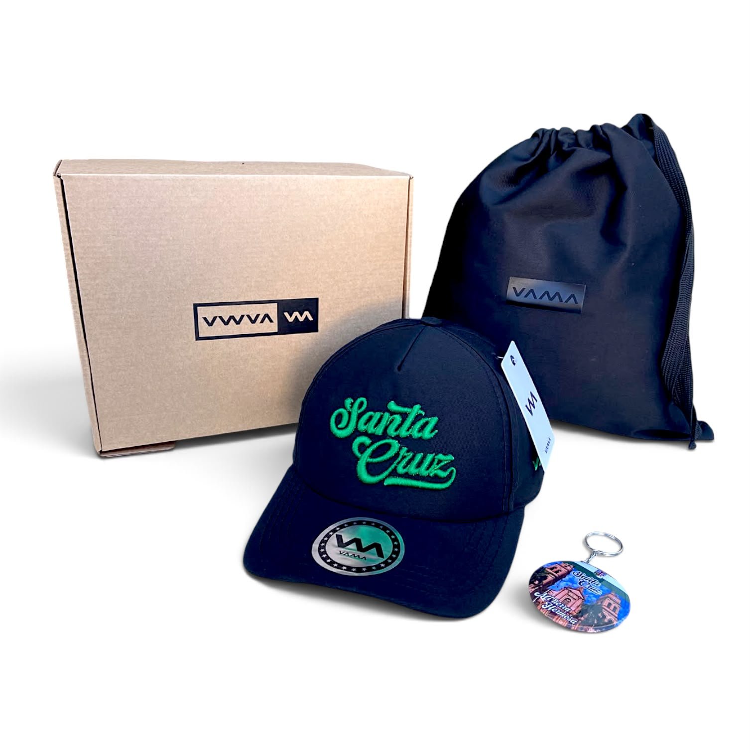 GORRA SANTA CRUZ BLACK/GREEN-06 - Imagen 6